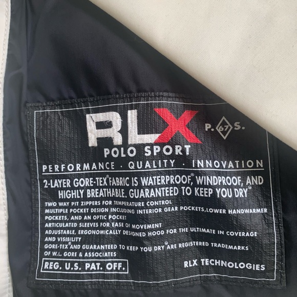 SZ S Polo Sport Ralph Lauren RLX Goretex Hooded Jacket - Picture 7 of 11